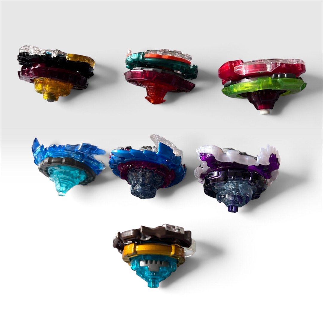 Takara tomy Bey blade burst (Category: Action & Battle Toys) located in Zamboanga. Submitted by lcomprendio26013 (Listing ID 1469844310, Image 2). Description: PLEASE READ THE DESCRIPTION BEFORE YOU ORDER OR CHAT ME👍 AUTHENTIC Brand: Takara Tomy 300each only Avail take all for more lower price 📢pay today,ship out tomorrow 📢All picture posted are actual item that will you get 📢📢pg hnd aq makarply dto sa carousel paki messge aq sa peysbuk SEAR