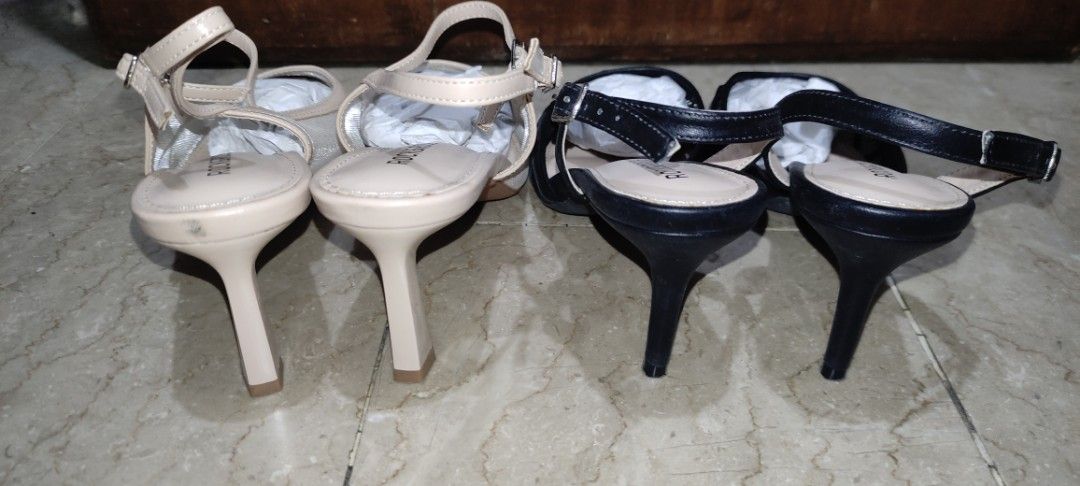 TAKE ALL ROCK & ROSE HEELS SIZE 39 (Category: Heels) located in Pateros City. Submitted by Mixed.Selection (Listing ID 1469921508, Image 2). Description: 👠 ROCK & ROSE HEELS FOR SALE! 🤍🖤 3 inches 🔥 TAKE BOTH PAIRS FOR ONLY ₱1,500! 🔥 ✔️ Original Rock & Rose ✔️ Elegant pointed-toe design ✔️ Adjustable ankle straps ✔️ Neutral colors, easy to match with outfits 📍 Pateros or delivery via courier (shipping fee c/o buyer). Video available upon req