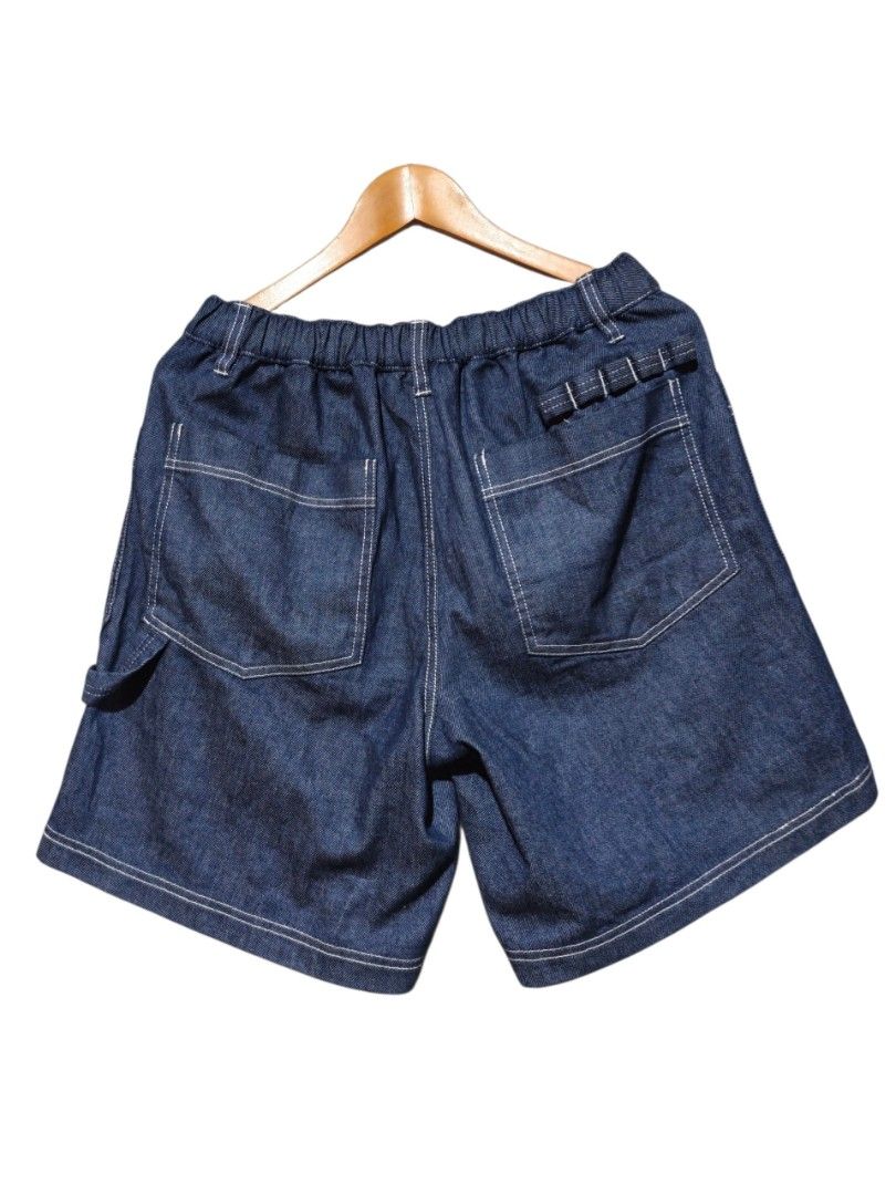 Taras Boulba Denim Fire Shield Shorts (Category: Shorts) located in Maasim. Submitted by ukayganda25 (Listing ID 1469871448, Image 2). Description: - Brand/Model: Taras Boulba Denim Shorts - Color: Dark Blue - Material: Fire Shield Fabric - Waist: Elastic, stretches from 28 to 34 inches - Length: 18.5 inches - Features: Multiple utility pockets, contrast white stitching, front D-ring - Best for: Outdoor activities and everyday wear - Condition: B