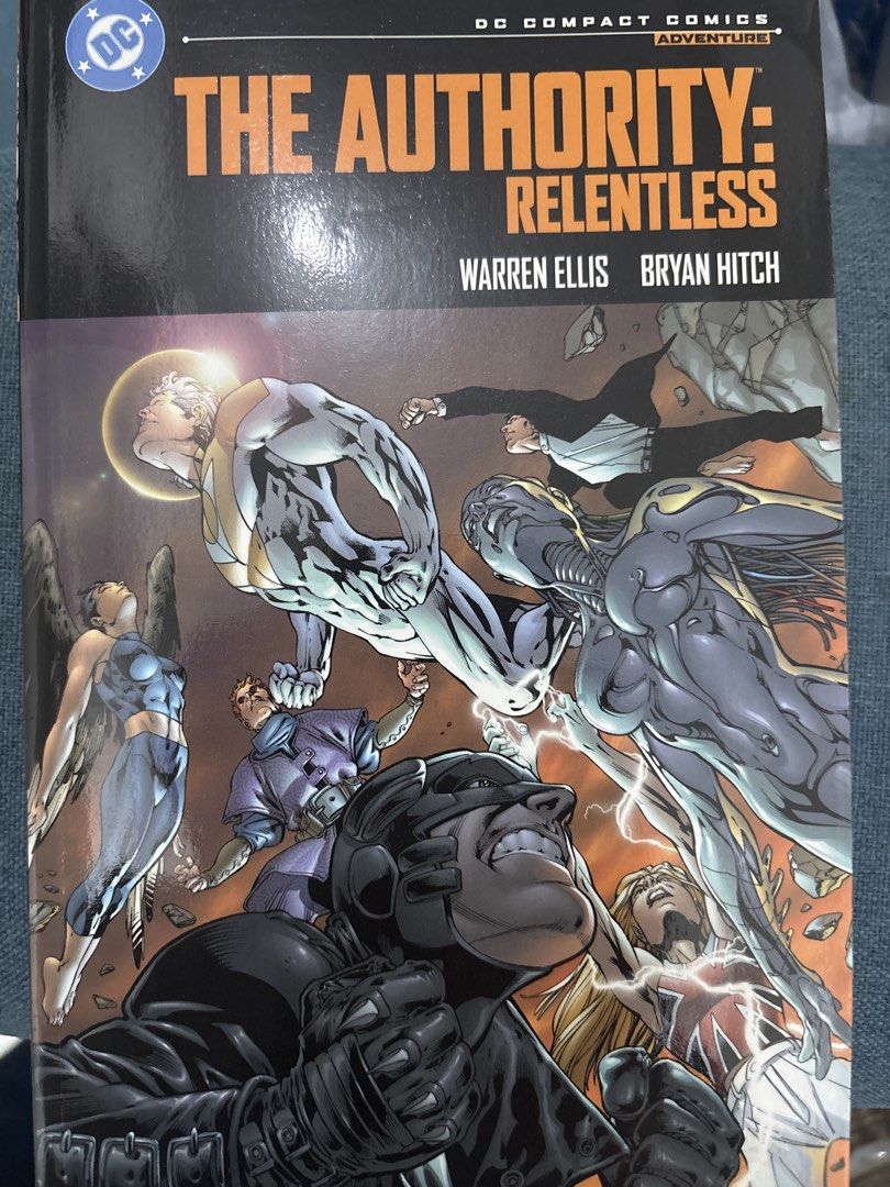The Authority: Relentless DC Compact Comics Adventure Warren Ellis (Category: Comics & Manga) located in Taguig. Submitted by multiverse2 (Listing ID 1469794910, Image 1). Description: - Title: The Authority (DC Compact Comics Edition) - Creators: Warren Ellis (Writer) & Bryan Hitch (Artist) - Format: Standard paperback trade edition - Genre: Modern superhero, gritty action - Condition: Brand new and unread - Perfect for comic book collectors and