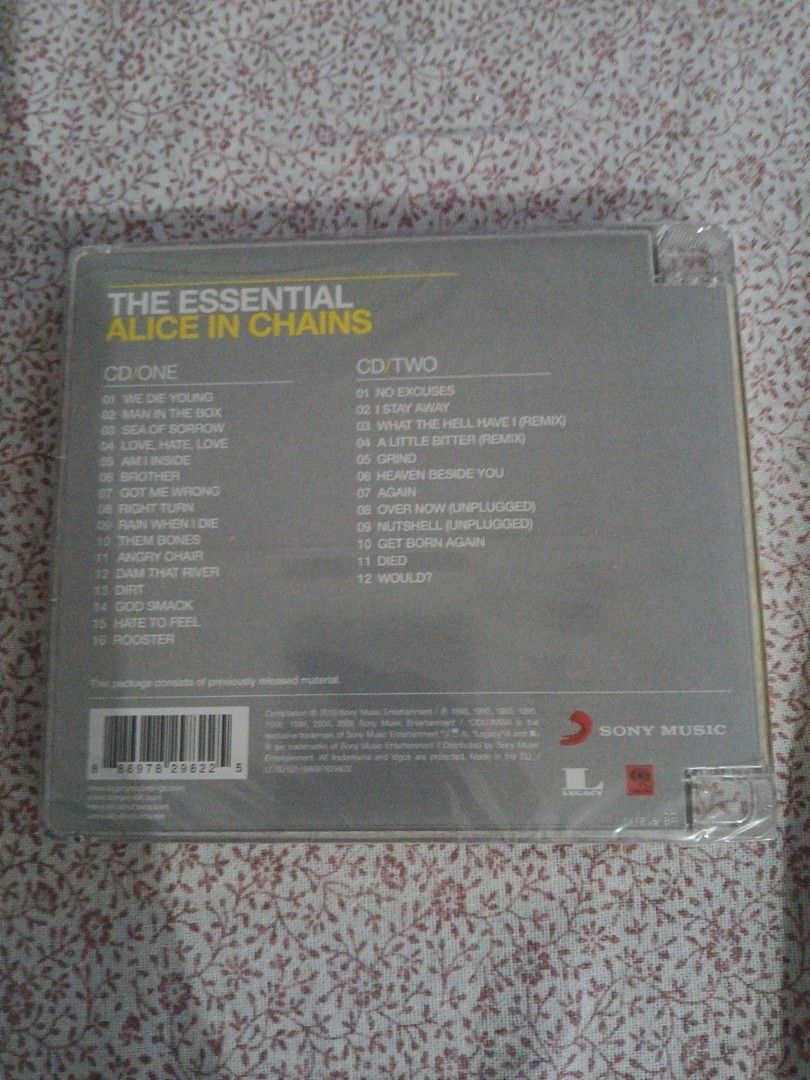 The Essential Alice In Chains 2CD Album (Category: CDs & DVDs) located in Pili. Submitted by marktoraldo (Listing ID 1469848803, Image 2). Description: 2 cd Sealed. 1600 Php. add sf Gcash mop. ty admin.