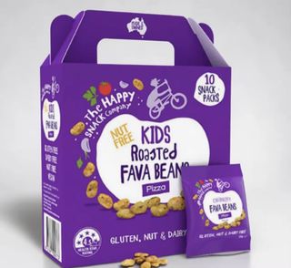 The happy snack company crunchy roasted chickpeas lightly salted 150g ...