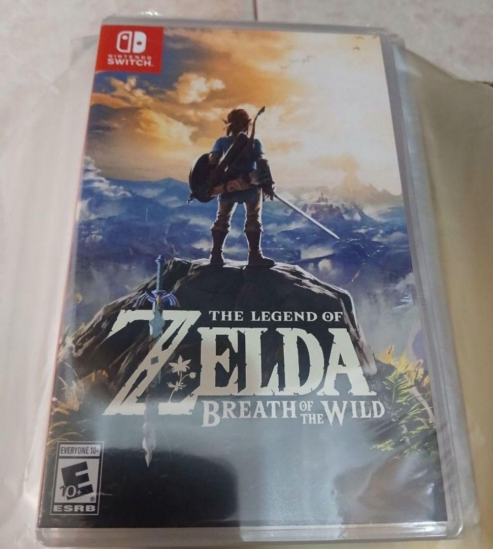 The Legend Of Zelda Breath Of The Wild Nintendo Switch Physical Game ...
