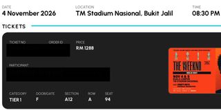 Cliff Richard The Hit List Pacific Rim Tour 1995 @ Stadium Negara ...