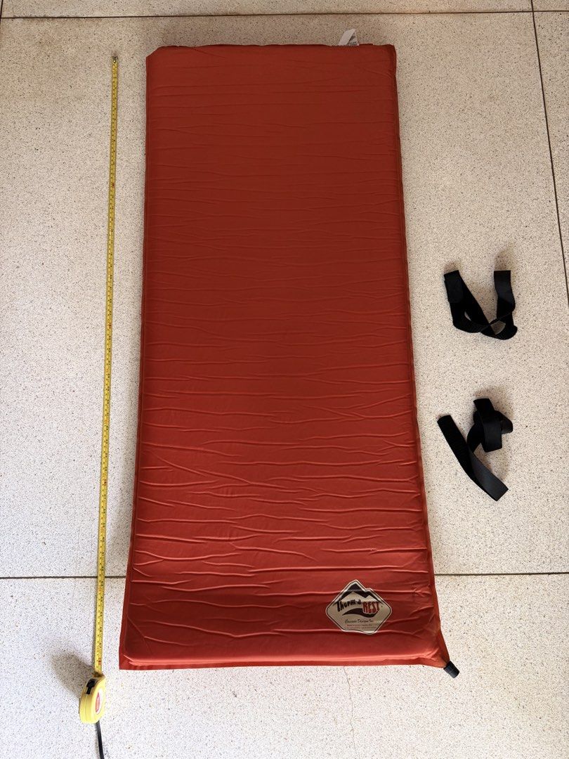 Therm A Rest (Category: Hiking & Camping) located in Calamba. Submitted by transitory (Listing ID 1469884861, Image 1). Description: For Sale Therm-A-Rest Made In USA manual inflate sleeping pad in good condition no holes with straps ₱900 Calamba,Laguna location J&T shipping or Lalamove c/o buyer 09165870869 Pm or comment for faster transaction Salamat.