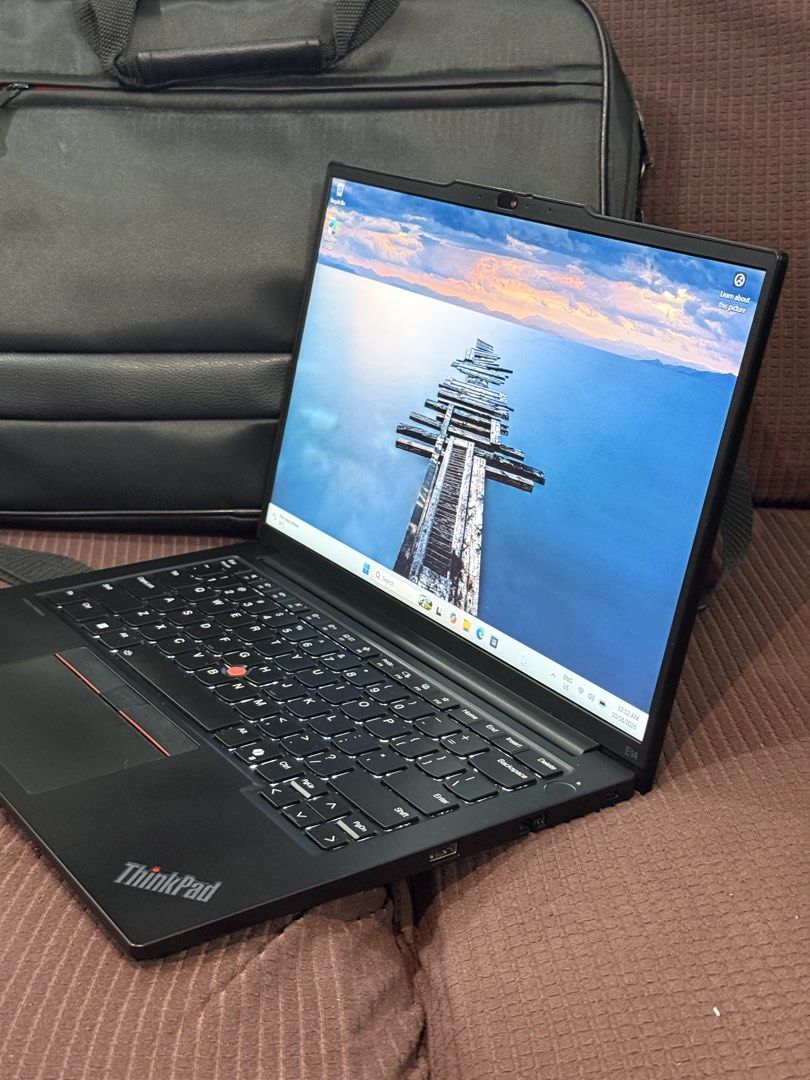 Thinkpad E14 Gen 6 (Category: Laptops & Notebooks) located in Quezon City. Submitted by enigma_1205 (Listing ID 1469777183, Image 3). Description: For sale only. Pls read details. Slightly negotiable. 70-80k brandnew price Lenovo thinkpad E14 Gen 6 Ryzen 5 7535HS 6cores 12threads 16gb ddr5 4800mhz ram 512gb nvme ssd 14 inch wuxga 1920x1200 display Amd radeon 660M graphics Backlit keyboard Fingerprint sensor and facial recognition 91% battery heal