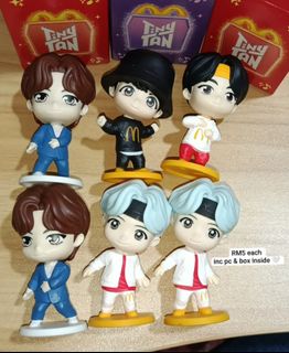 BTS TINYTAN MCD HAPPY MEAL DNA MIC DROP EDITION, Toys & Collectibles ...