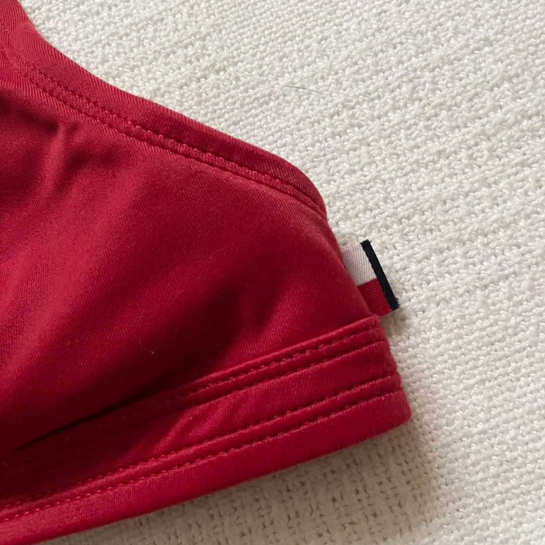 Tommy Hilfiger red bikini halter top (Category: Bikinis & Swimsuits) located in Rizal. Submitted by urkoala (Listing ID 1469881913, Image 2). Description: - fits xs to s - has pad slot.