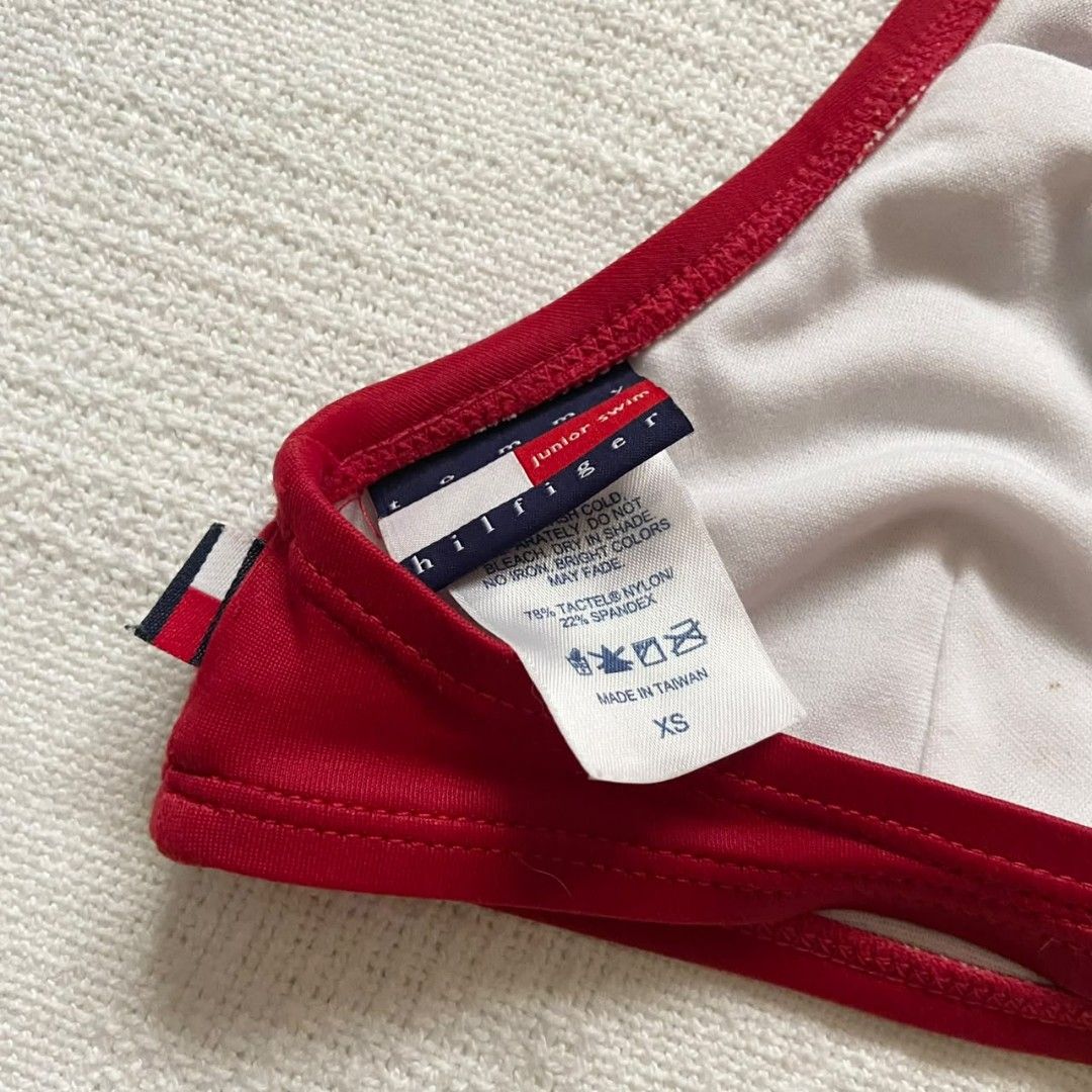 Tommy Hilfiger red bikini halter top (Category: Bikinis & Swimsuits) located in Rizal. Submitted by urkoala (Listing ID 1469881913, Image 3). Description: - fits xs to s - has pad slot.