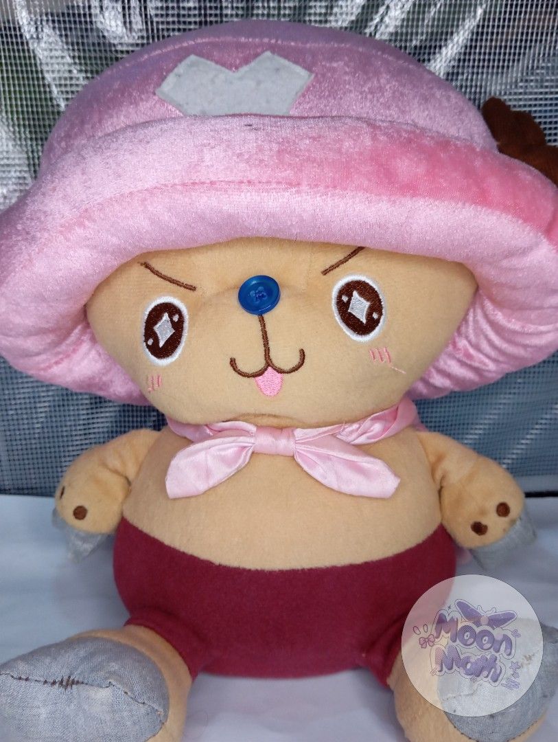 TONY TONY CHOPPER PLUSHIE (One Piece) (Category: Plushies & Soft Toys) located in Mabalacat. Submitted by moonmothxx (Listing ID 1469896459, Image 1). Description: Flaw is shown on the picture! Just needs to be washed, no other noticeable flaws ! Dm me if interested!.