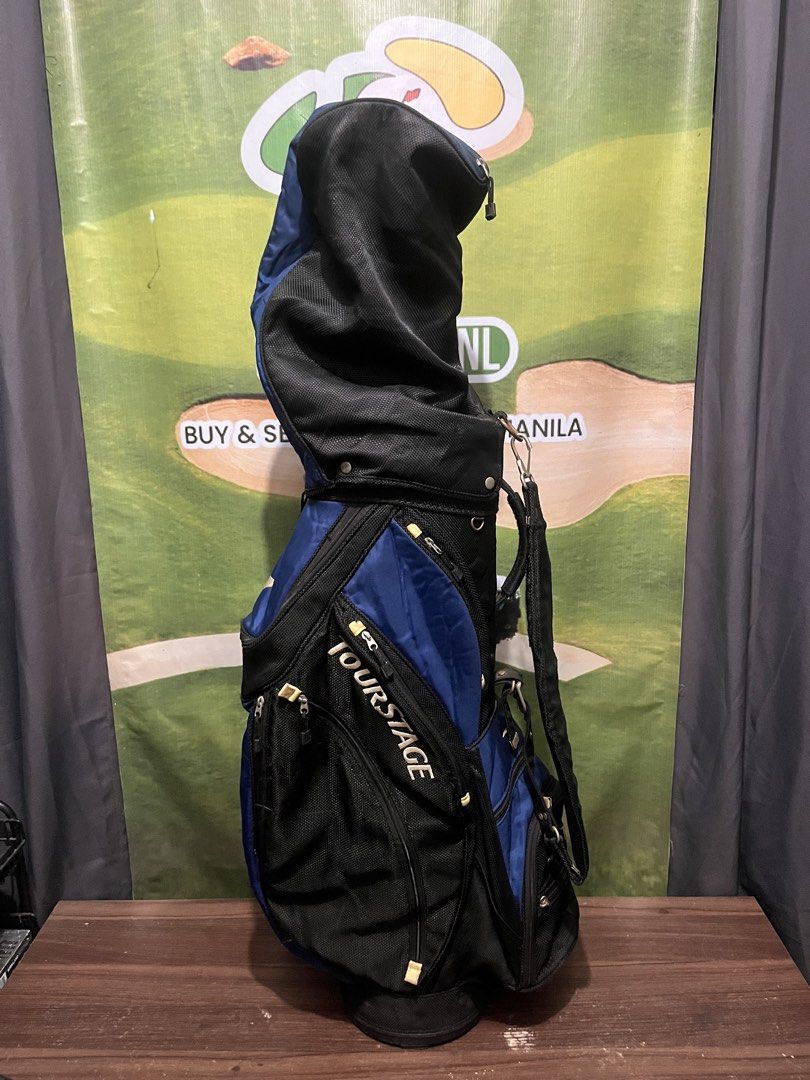 Tourstage Golf Cart Bag (Category: Golf) located in Manila. Submitted by hole19mnl (Listing ID 1469882628, Image 3). Description: ToourStage Golf Cart Bag 4 Way Divider.