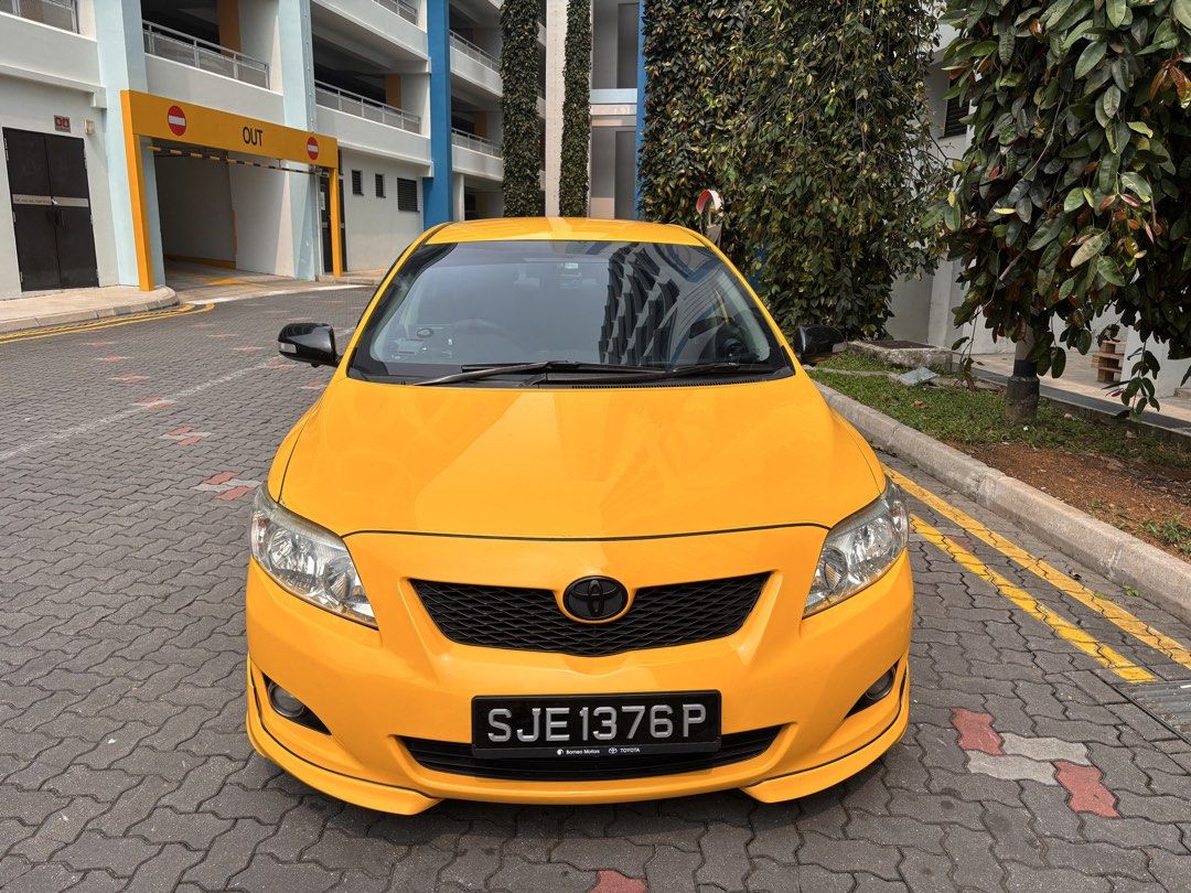 Toyota Corolla Altis 1.6 Classic (A) (Category: Used Cars) located in Singapore. Submitted by partusay (Listing ID 1469834409, Image 1). Description: Well condition interior and exterior considering it’s age. Everything is fully functional. Front 2 Brembo ceramic brake calipers. Aftermarket coilovers. Android infotainment system with 360 camera. Upgraded sound system with subwoofer. Keyless start stop installed. Throttle control. Interior ambient