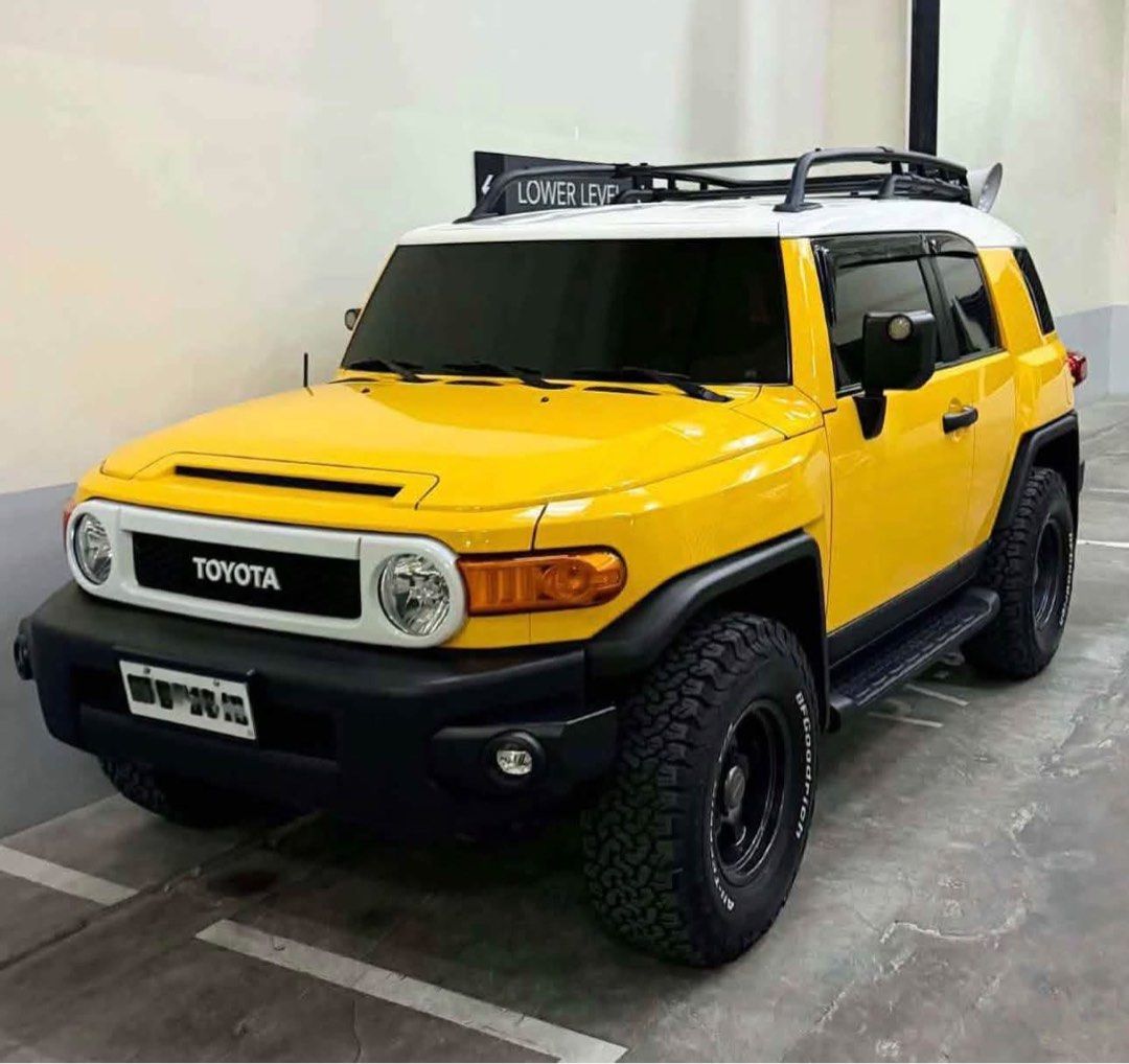 Toyota FJ Cruiser (Category: Used Cars) located in Manila. Submitted by kurtvalenc82453 (Listing ID 1469790305, Image 1). Description: FOR SALE P1,660,000 2018 Fj Cruiser Complete papers Close dead of sale transaction only 48K Odo Never trailed Fresh inside and out must see❤️ All stock except : Mags and tires Black paint side mirror covers Black paint side bumper cover Side bumper with Light Jaos skid plate White paint front grill Qc area.