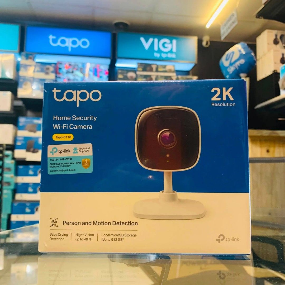 TP-Link Tapo C110 Home Security WiFi Camera (Category: Security Systems & CCTV Cameras) located in Pasay City. Submitted by gogadgetswithjaja (Listing ID 1469905823, Image 1). Description: TP-Link Tapo C110 Home Security WiFi Camera 🔎Please visit brands official website for more details of products specs and features. ❗️Prices are subject to change without prior notice. ✅️Actual picture posted. Brand New & Sealed. ✅️With receipt (OR or DR) ✅Actu