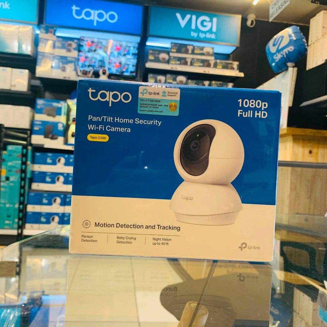 TP-Link Tapo C200, C200C C210 Wifi Camera (Category: Security Systems & CCTV Cameras) located in Pasay City. Submitted by gogadgetswithjaja (Listing ID 1469906215, Image 1). Description: Available Model: TP-Link Tapo C200 360° 1080P Pan/Tilt Home Security Wi-Fi Camera | WiFi Camera @1,364 TP-Link Tapo C200C 1080P Full HD Pan Tilt Home Security WiFi Camera @1,357 TP-Link Tapo C210 Pan/Tilt Home Security Wi-Fi Camera @1,444 🔎Please visit brands of