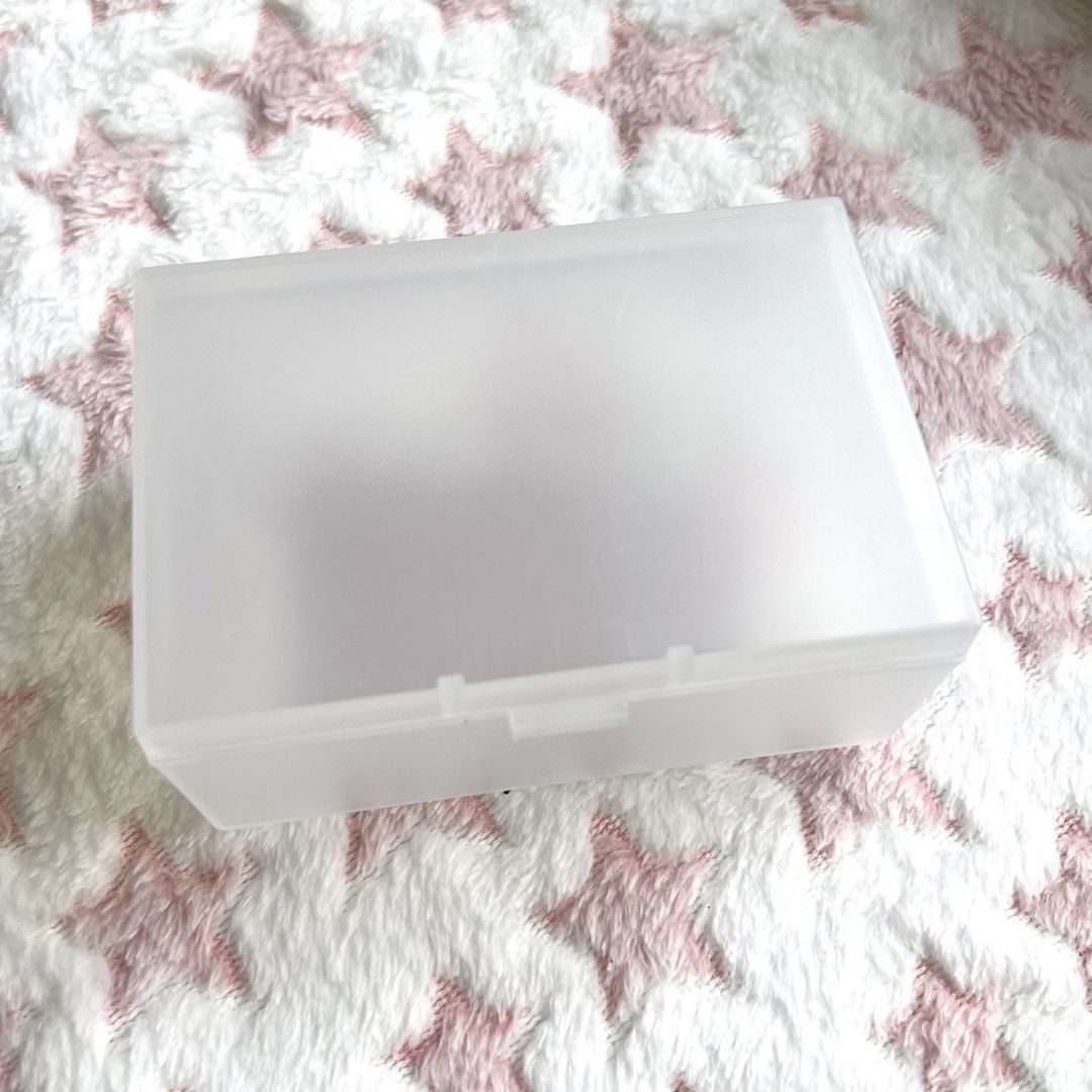 translucent frosted storage box organizer (Category: Storage Boxes & Baskets) located in Cabuyao City. Submitted by 09thsale (Listing ID 1469760173, Image 1). Description: onhand, x sensi payo / dop 🆗.