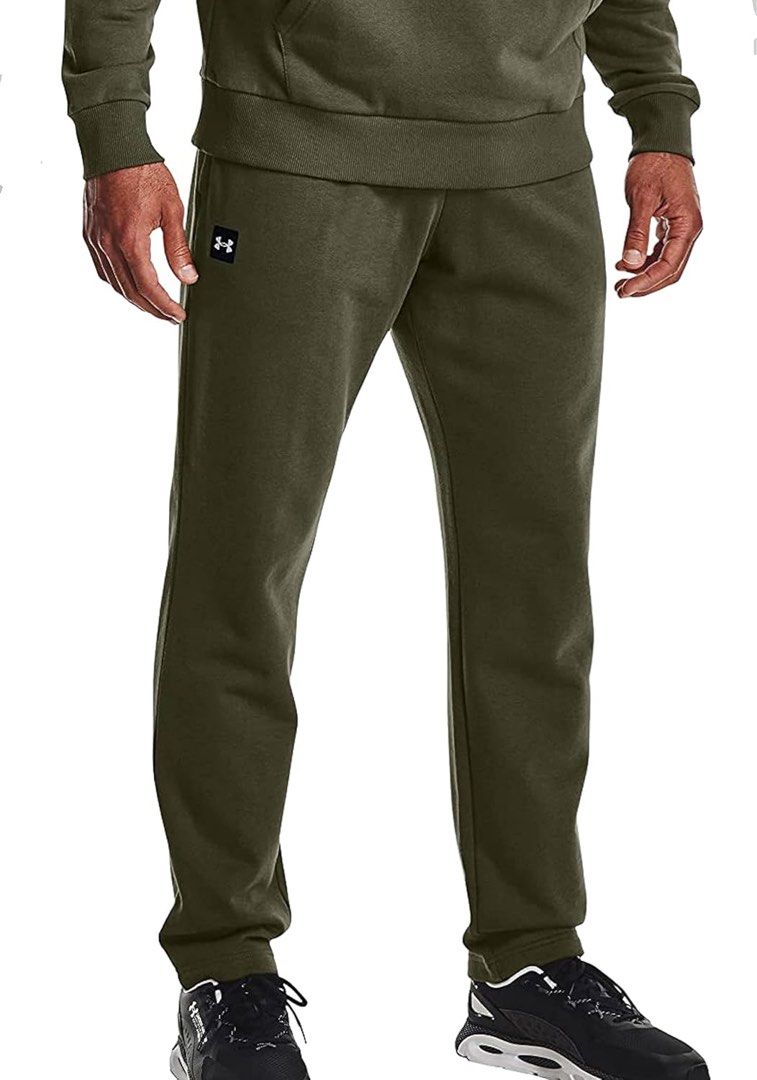 Ua Army green pants (Category: Joggers) located in Kawit. Submitted by samfuentebella09 (Listing ID 1469861747, Image 1). Description: UA ARMY GREEN PANTS✅ 450 only 💸🫱🏻‍🫲🏽 ▪️Size LARGE on tag✅ ▪️WAIST”32-34(Garterize w/lace)✅ ▪️Length”40 ✅ ▪️Excellent Condition 9/10✅ ▪️Color Rate 10/10✅ ▪️Good As New✅ Add sf💸 Pm🔑.