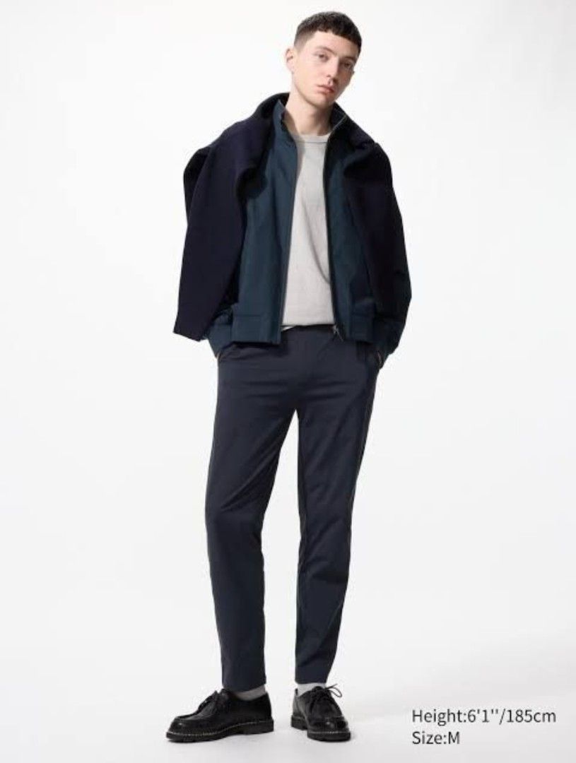 Uniqlo Dry EX Ultra Stretch Ankle Pants (Category: Trousers) located in Angeles City. Submitted by miss_independent01 (Listing ID 1469831799, Image 2). Description: Uniqlo Dry EX Ultra Stretch Ankle Pants Color: Black Width: 16.5 (Large on tag) Length: 38 MOP: Gcash ✅ Mine Now, Pay Now ✅ First to Pay, Gets the Item 📍 PAMPANGA Courier: JnT 🚚🚚 PM 💌💌.