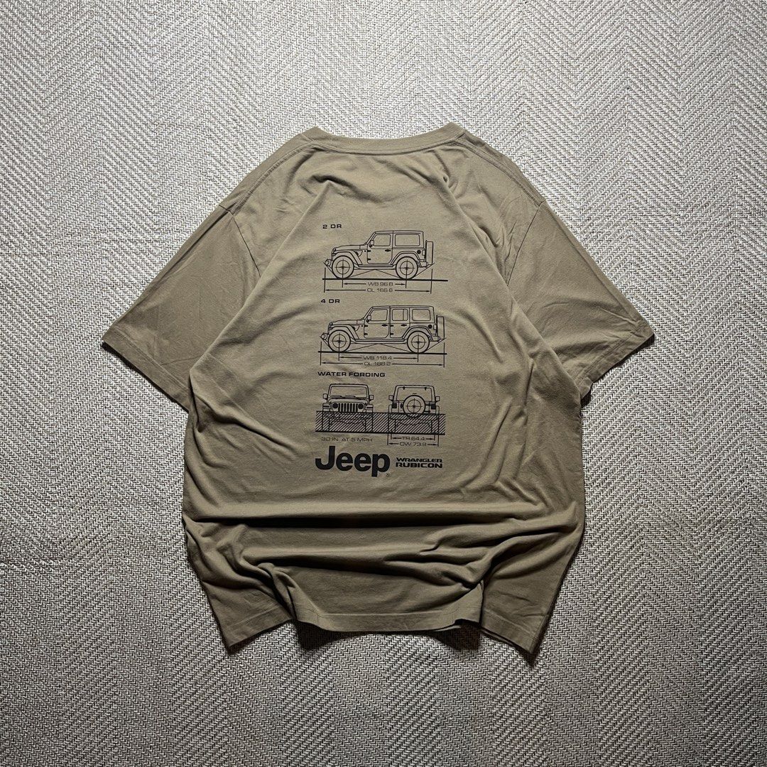 Uniqlo ‘Jeep’ Graphic Tee (Category: Tshirts & Polo Shirts ) located in Rizal. Submitted by cattleya_street (Listing ID 1469820920, Image 2). Description: Uniqlo ‘Jeep’ Graphic Tee Size: XL Measurments: W - 22.5in L - 30in Excellent Condition Mine: ₱350 .
