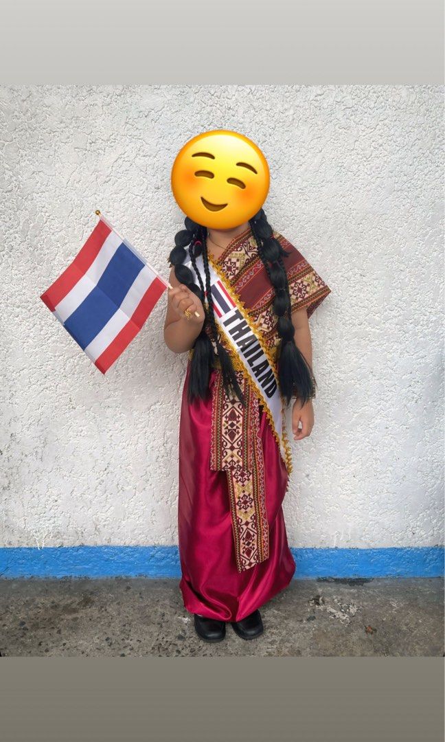 United Nations Thailand (Category: Babies & Kids Fashion) located in Pasig City. Submitted by ilmsf (Listing ID 1469793279, Image 1). Description: used once. size: 7yrs old with sash and flag issue see photo ( ng dahil sa parade ) .