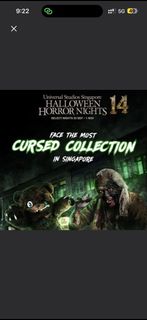 USS Horror Nights 14 Normal & RIP Tour Ticket, Tickets & Vouchers ...