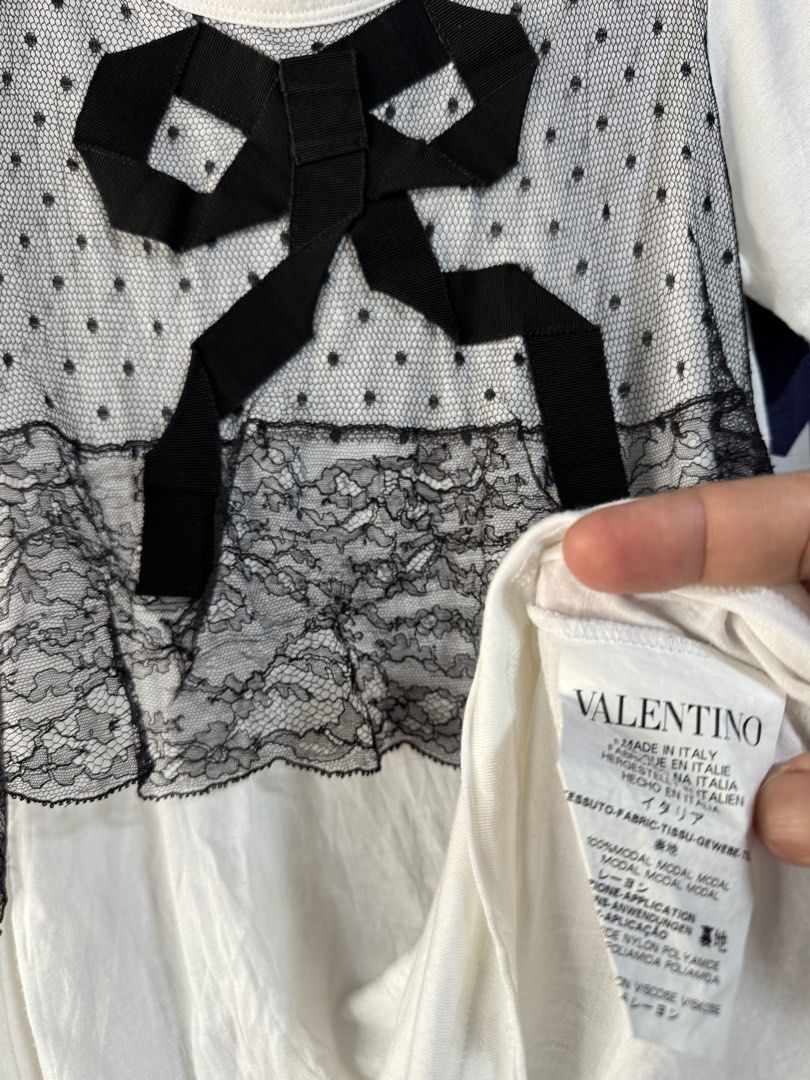 Valentino tee (Category: Shirts) located in Cebu City. Submitted by etnaner (Listing ID 1469855581, Image 2). Description: Valentino tops/tee Size: Small on tag Great condition .