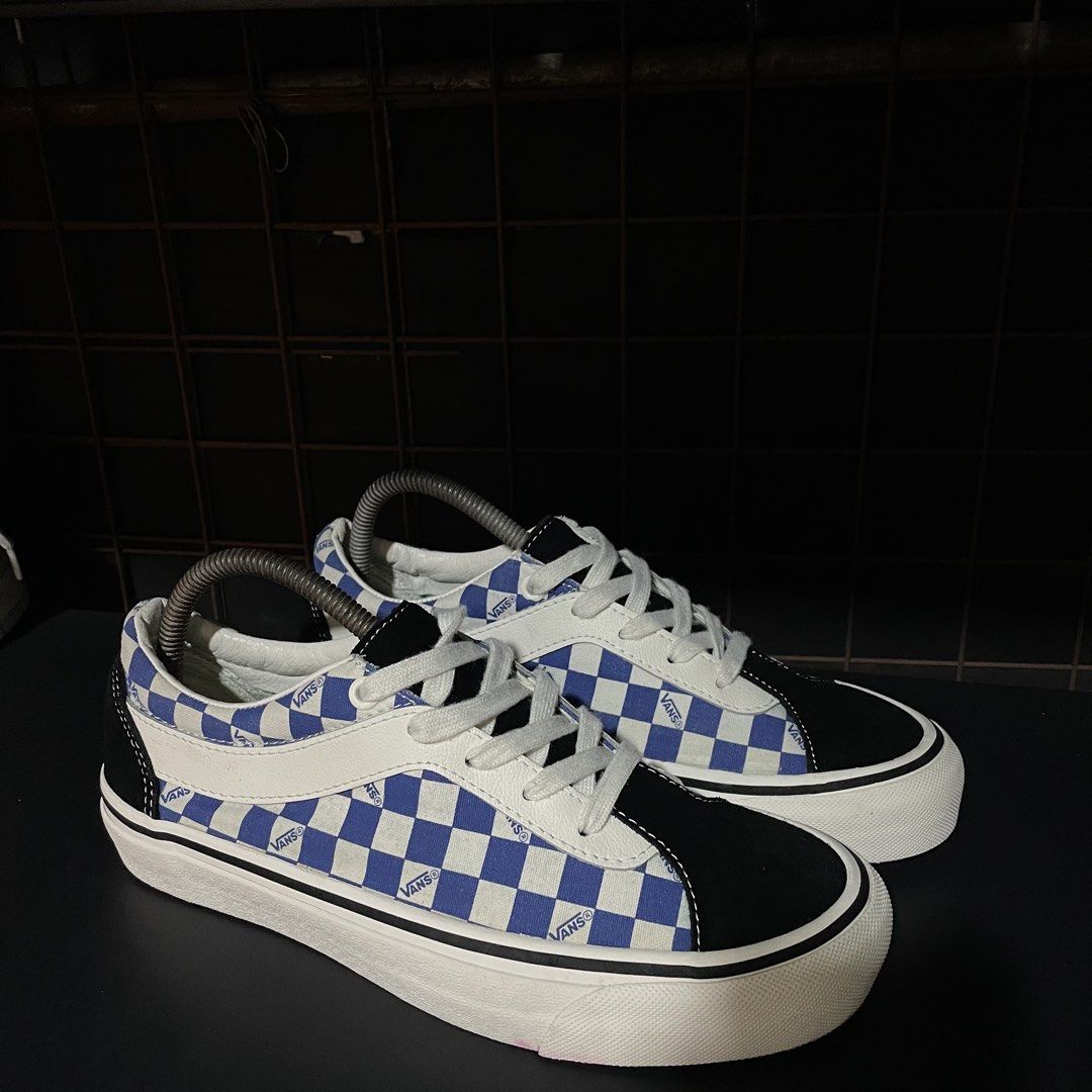 Vans Bold Ni Checkered Blue Black (Category: Sneakers) located in Quezon City. Submitted by rezzle_ (Listing ID 1469877546, Image 2). Description: VANS BOLD NI SIZE 7 MENS USED NO BOX!.