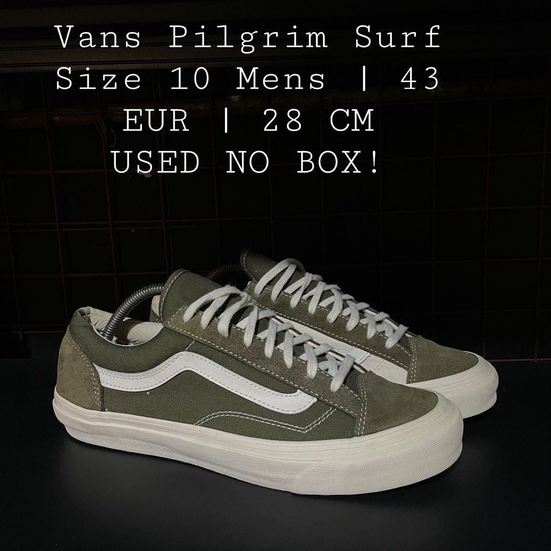 Vans Vault Pilgrim Surf (Category: Sneakers) located in Quezon City. Submitted by rezzle_ (Listing ID 1469877514, Image 1). Description: VANS VAULT PILGRIM SURF SIZE 10 MENS USED NO BOX!.