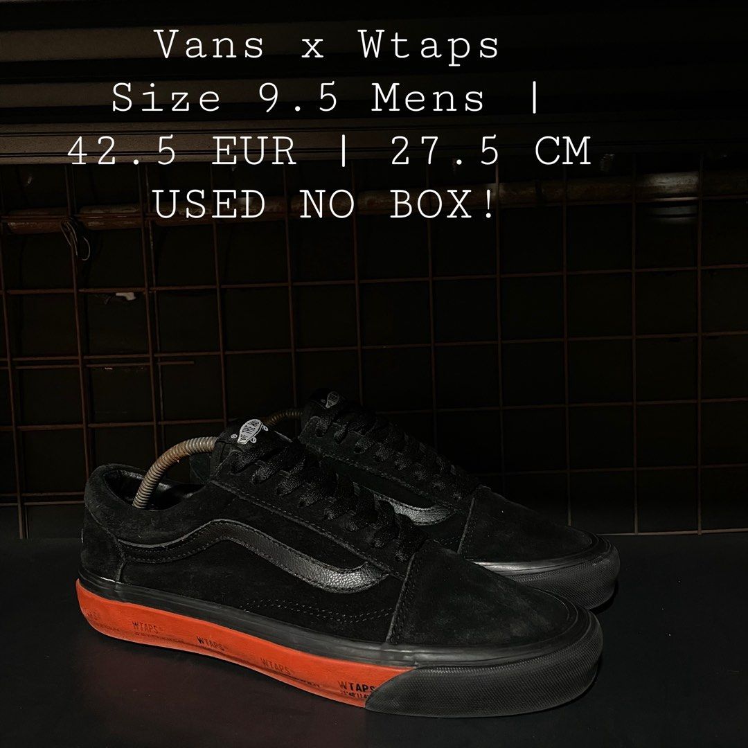 Vans x Wtaps Old Skool (Category: Sneakers) located in Quezon City. Submitted by rezzle_ (Listing ID 1469877545, Image 1). Description: Vans x WTAPS Collaboration Size 9.5 Mens Used no box! .