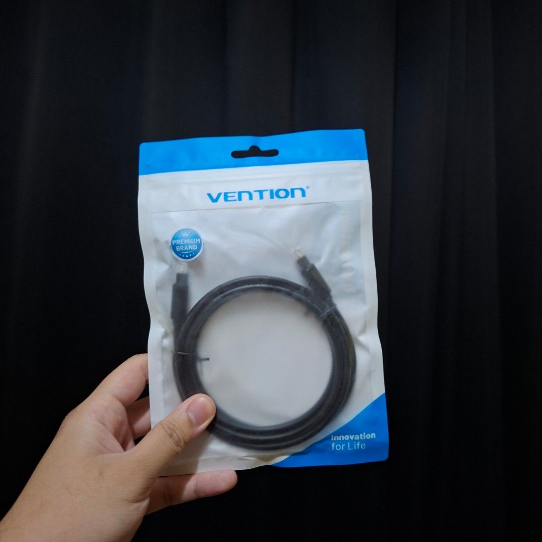 Vention optical audio fiber cable for speaker (Category: Cleaning Tools & Supplies) located in Manila. Submitted by d_real_deal (Listing ID 1469937270, Image 1). Description: .