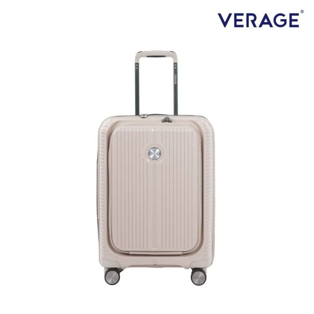 Verage GM19006WP Rome Monti 8-Wheel Luggage (Category: Luggage) located in Baliuag. Submitted by thrift_stow (Listing ID 1469787054, Image 1). Description: Brand: Verage Shell: Hard shell Wheel style: Spinner Wheel type: double Features: Anti-theft, built in organizer, expandable, front opening Warranty: 10 years Model: GM19006WP RFS: I don’t prefer luggage with laptop compartment so I barely used this Condition: 100% good as new.