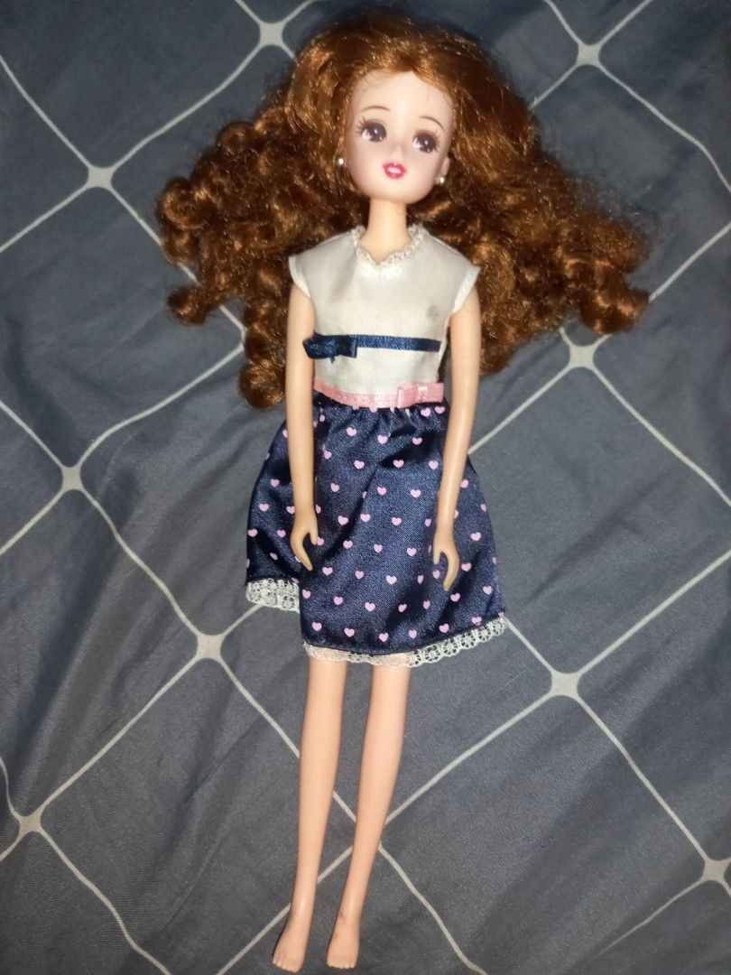 Vintage barbie doll (Category: Kids Toys) located in Santo Tomas. Submitted by kpl1992 (Listing ID 1469886387, Image 3). Description: Takara Tomy Licca Chan Dolls and Papa Doll - Set of 3 standard-sized fashion dolls - Includes 2 female dolls with stylish curly hair and lovely dresses - Includes 1 male doll wearing a trendy pink button-down shirt and blue trousers - Neatly styled hair on all figures - Complete with full outfits - Great for expand