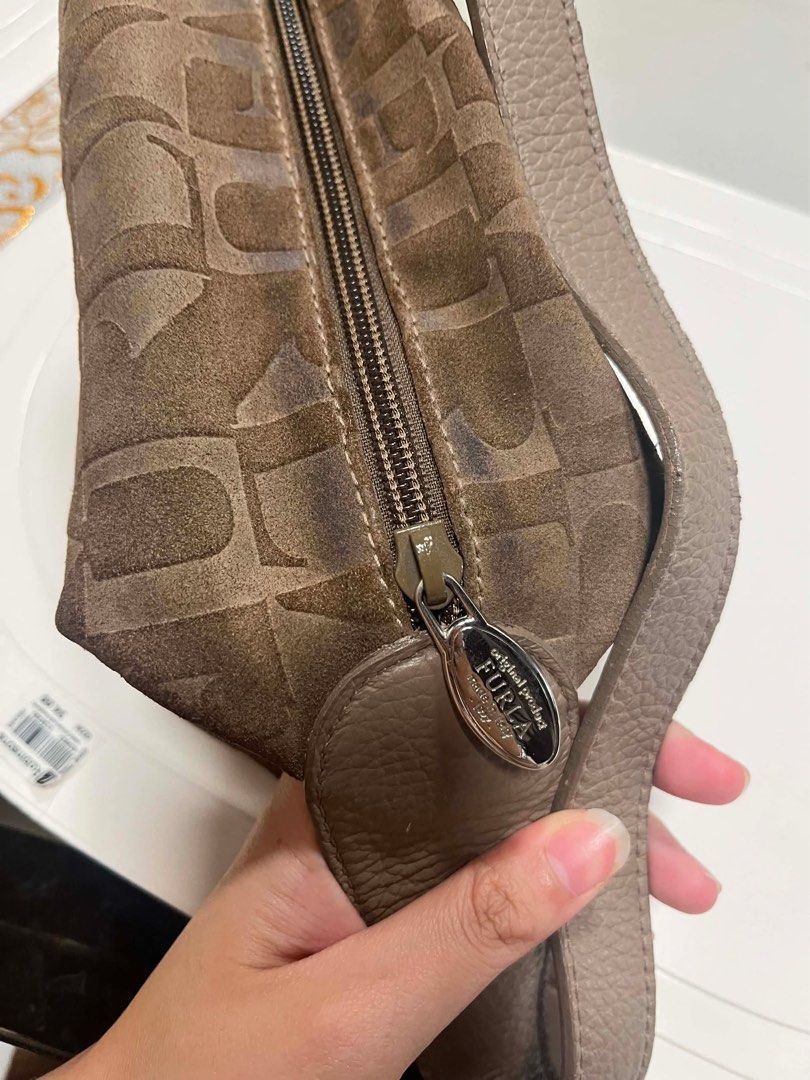 Vintage FURLA suede bag (Category: Shoulder Bags) located in Kabankalan. Submitted by krizziajoy05288 (Listing ID 1469936074, Image 3). Description: Vintage Furla Suede Bag Bought in 🇯🇵 Comes with own dustbag Rfs: barely used Sf shoulderd by buyer .