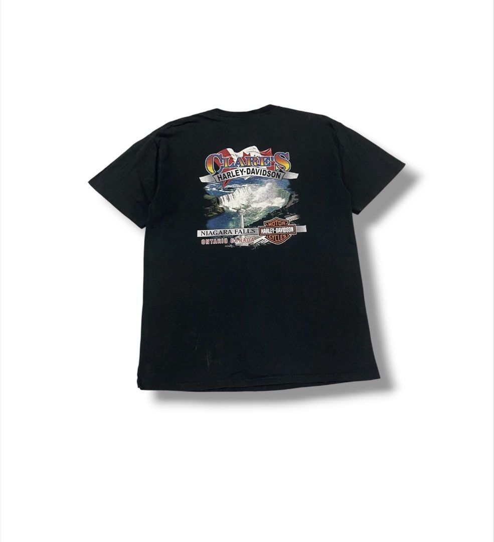 Vintage Harley Davidson Mullet Tee (Category: Tshirts & Polo Shirts ) located in Bulacan. Submitted by sanjisthrift (Listing ID 1469799760, Image 1). Description: Size Large Width 21 Length 29.5 Well Used 8.5/10 Good fade Deo stain.
