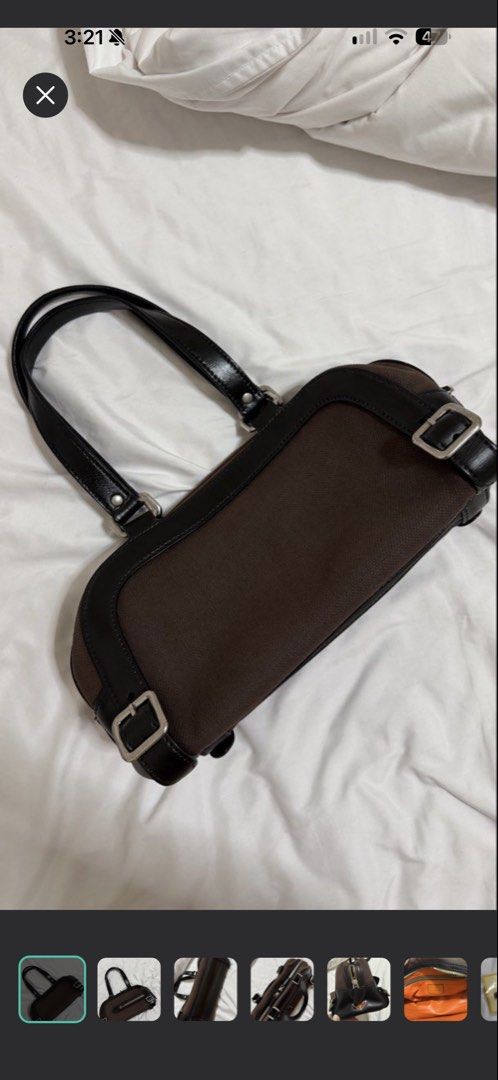 Vintage Prada Bag (Category: Shoulder Bags) located in Quezon City. Submitted by g23_closet (Listing ID 1469882610, Image 1). Description: Recolored the leather from orange to black Authentic With Entrupy Cert..