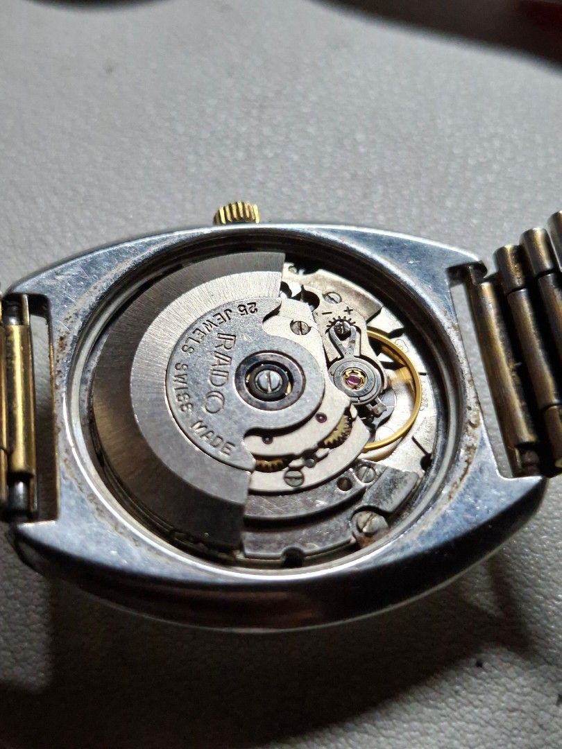 Vintage Rado Diastar Automatic (Category: Men's Watches) located in Iloilo. Submitted by KCY_Timepieces (Listing ID 1469906430, Image 3). Description: Model: Rado Material: Stainless steel Color: Gold Bracelet: none Case Size: Lug Width: Inclusions: Watch Only *********************************************** MOP: COD/COP, Bank Transfer, Gcash All deposits are non refundable and non transferable to another item All sales are final and can't be exch