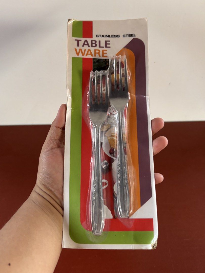 Vintage Stainless Steel Tableware Fork Set (2 Pieces) (Category: Other Kitchenware & Tableware) located in Cavite. Submitted by nanangonlineshop (Listing ID 1469919359, Image 2). Description: 📌 Vintage Stainless Steel Tableware Fork Set (2 Pieces) 🏷️ P35 ⚠️ POLICY: ❌ NO COD ✅ AS IS, WHERE IS ✅ FIRST PAY BASIS ✅ MINE NOW, PAY NOW ✅ 3-DAYS HOLD ONLY. UNPAID RESERVATIONS ARE VOIDED. 📍 Location: Cavite 👉 WE SHIP NATIONWIDE (LUZON, VISAYAS & MINDA