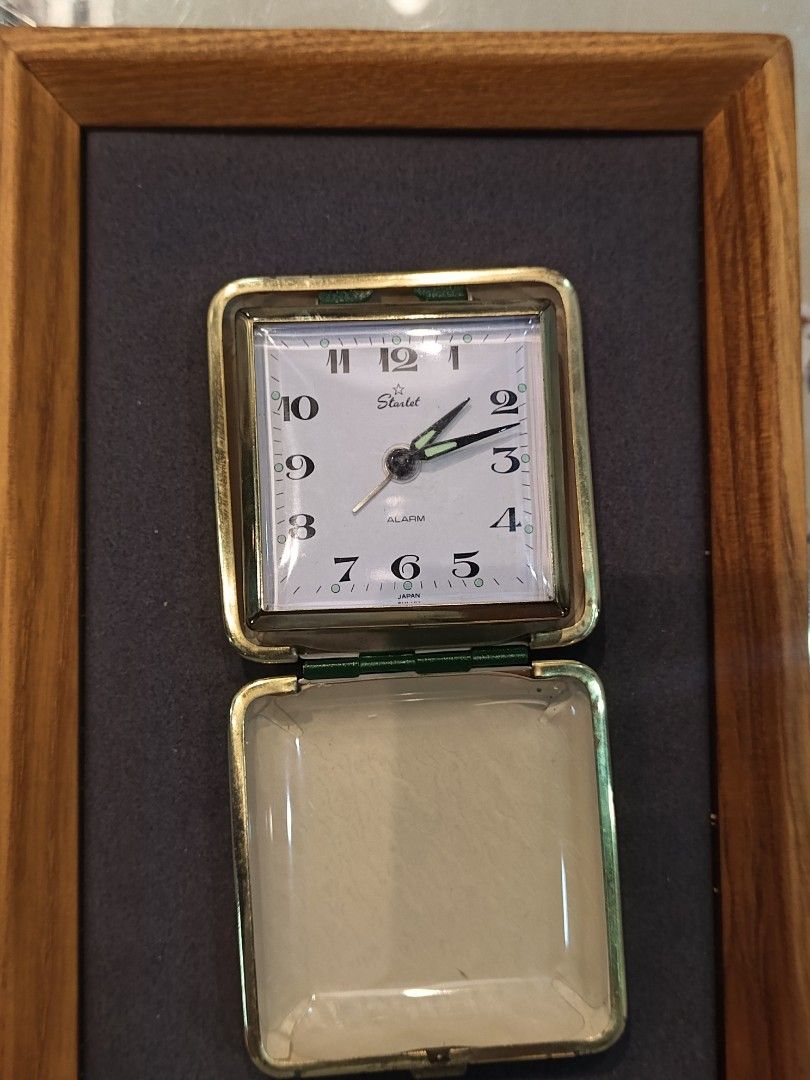 vintage Starlet travel alarm clock (Category: Handkerchief & Pocket Squares) located in Quezon City. Submitted by cyrus_0918.sept (Listing ID 1469810828, Image 2). Description: .