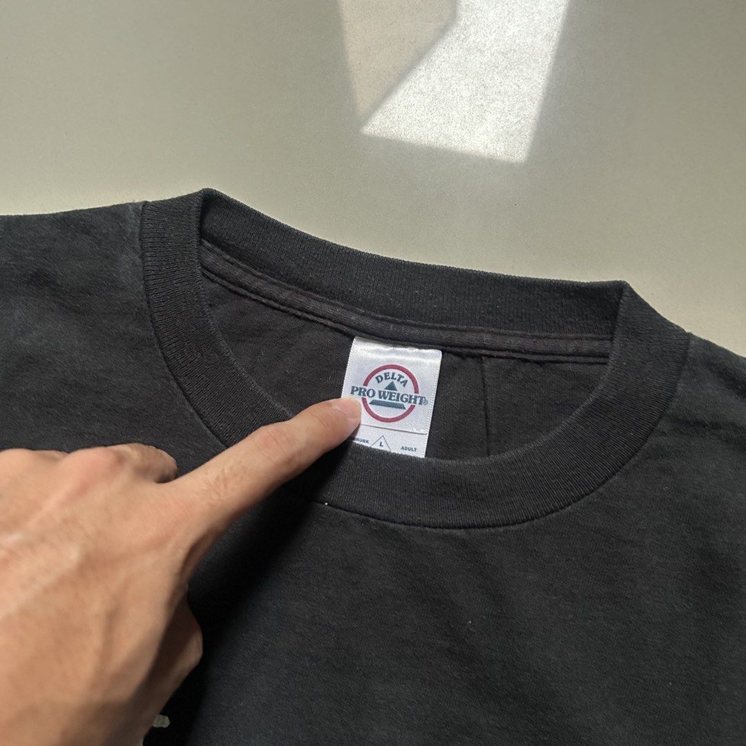 Vintage Statement tee (Category: Tshirts & Polo Shirts ) located in Cebu City. Submitted by jeen.yuhs (Listing ID 1469841221, Image 2). Description: Vintage Delta tag Large. Can fit XL 23/27 Clean Excellent Condition No Flaws.