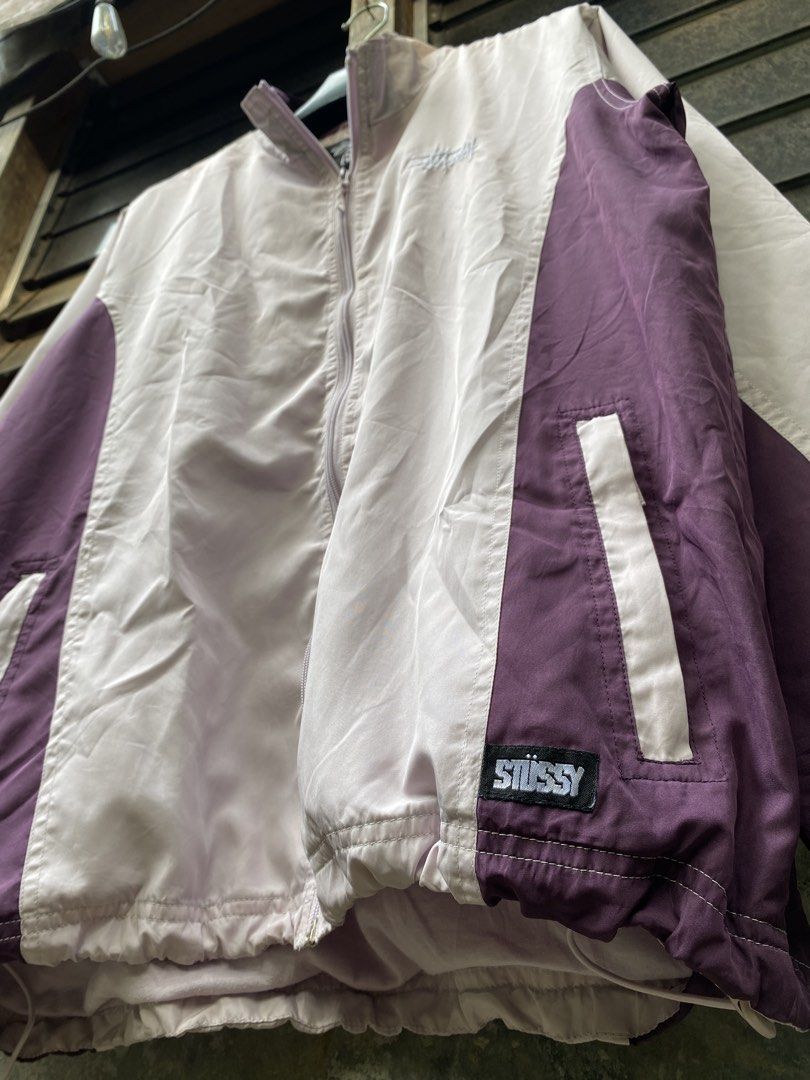 Vintage Stussy Windbreaker Jacket (Category: Coats, Jackets and Outerwear) located in Davao. Submitted by wabadgetthrift (Listing ID 1469918521, Image 2). Description: Size L 23/27 Good condition, no major issues need wash only.
