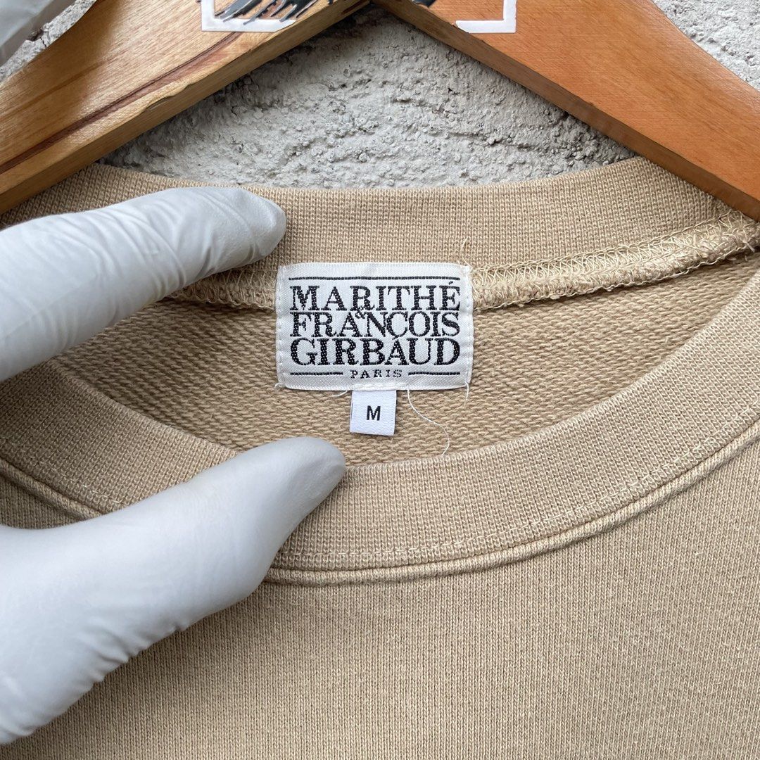 Vntg. SweatShirt/CrewNeck ‘Marithe + Francois Girbaud’ (Category: Hoodies) located in Angeles City. Submitted by tinderolitthrift.ph (Listing ID 1469758967, Image 3). Description: Marithe Francois Girbaud Sweatshirt Vintage Sweat Shirt / Crew Neck Color Cream *Condition : 9/10 ‘Used but Not Abuse’ *Color Rate : 9/10 almost like new *No issue at the Neckline *Size on tag - MEDIUM *Dimension : *Width - 24’ *Length - 28’.