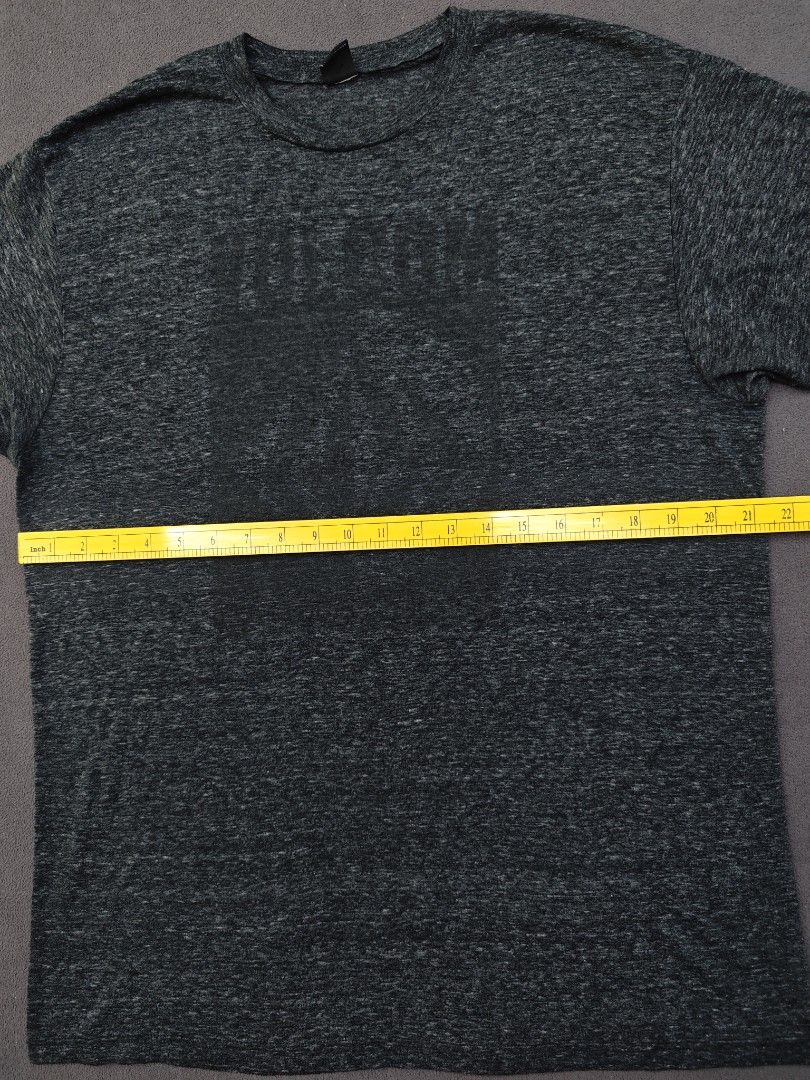 Volcom Dark Grey Heather Logo T-Shirt Size L (Category: Tshirts & Polo Shirts ) located in Bulacan. Submitted by pzj_thrift (Listing ID 1469797541, Image 3). Description: condition 9/10 color rate 9/10 no issue.