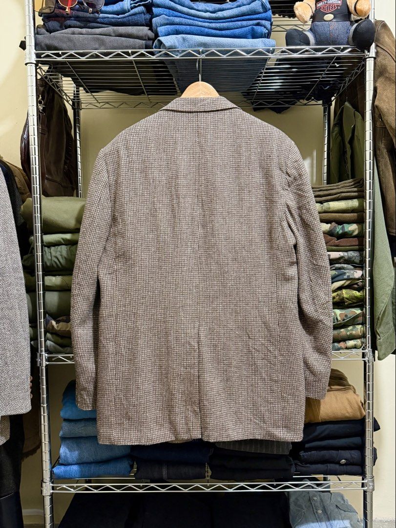Vtg. 80s Wentworth Tweed Coat Jacket (Category: Coats, Jackets and Outerwear) located in Dinalupihan. Submitted by brokencasket (Listing ID 1469917932, Image 2). Description: Vtg. 80s Wentworth Tweed Coat Jacket Size 46L on tag. Measurements on photo. Model Height 5’8 .
