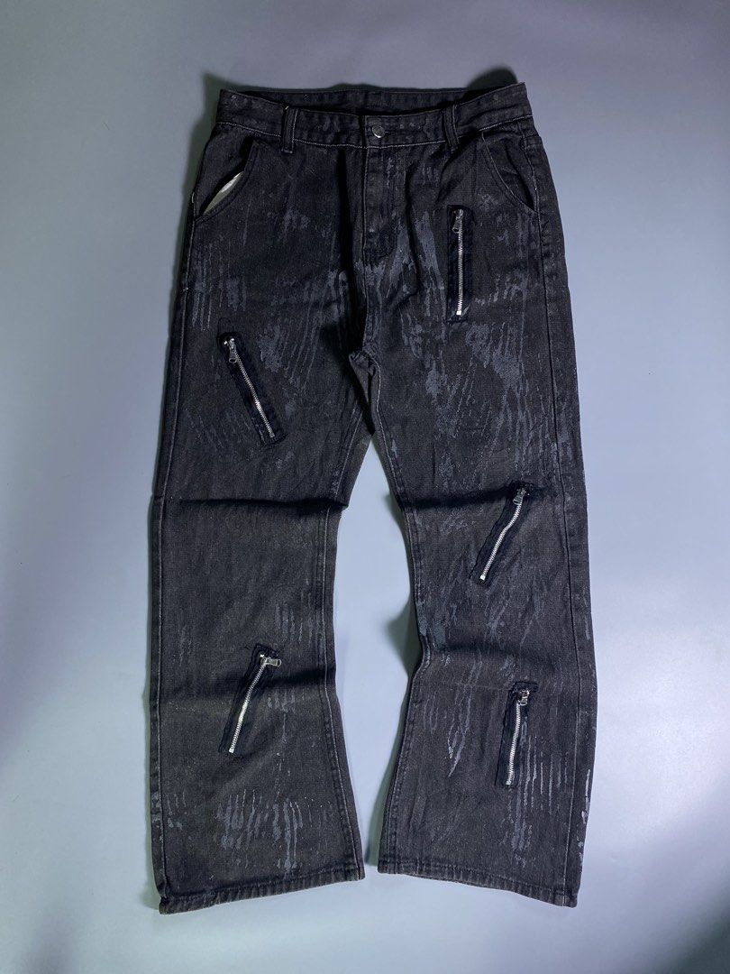 VTG Archive Like Japanese Flared Pants (Category: Jeans) located in Manila. Submitted by knives.finds (Listing ID 1469933912, Image 1). Description: W 29-30 L39 Thigh 11 LegOp 10 650 Free Shipping .