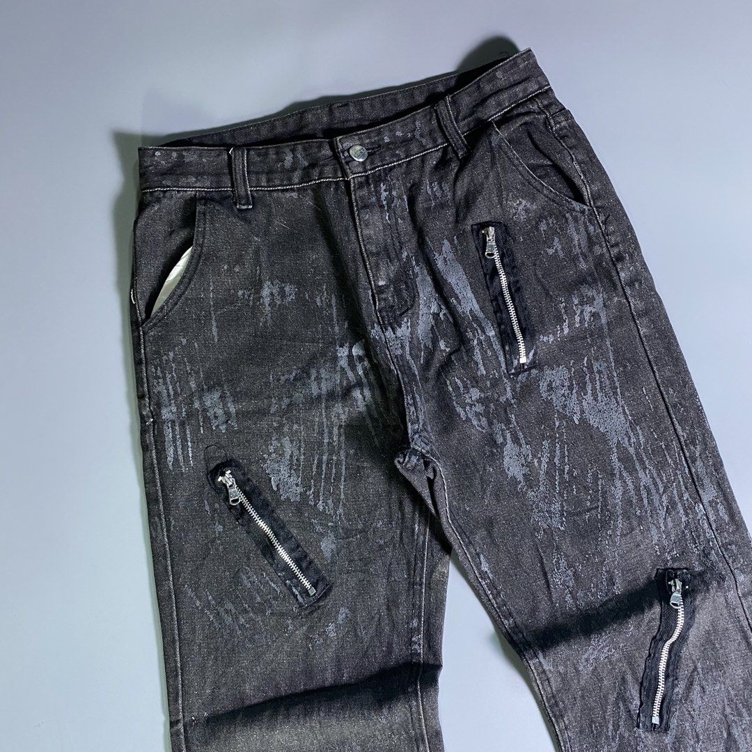 VTG Archive Like Japanese Flared Pants (Category: Jeans) located in Manila. Submitted by knives.finds (Listing ID 1469933912, Image 2). Description: W 29-30 L39 Thigh 11 LegOp 10 650 Free Shipping .