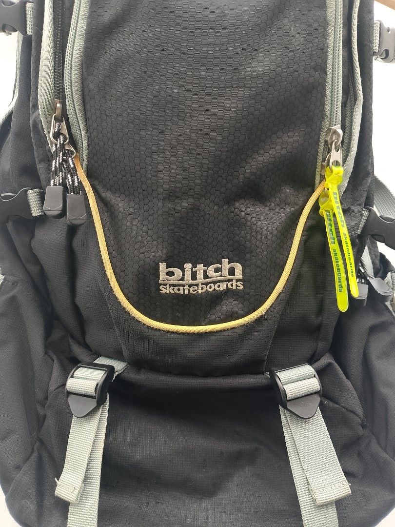 Vtg Bitch Skateboards Backpack (Category: Backpacks) located in Subic. Submitted by stealo (Listing ID 1469863632, Image 2). Description: Vtg Bitch Skateboards Backpack Good 1,800 J&T Gcash Olongapo City.