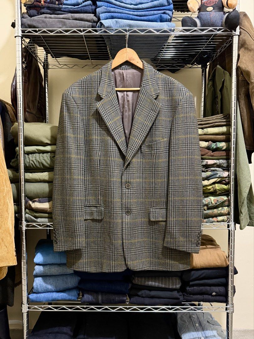 Vtg. Daniel Hechter Plaid Sport Coat Jacket (Category: Coats, Jackets and Outerwear) located in Dinalupihan. Submitted by brokencasket (Listing ID 1469918599, Image 1). Description: Vtg. Daniel Hechter Plaid Sport Coat Jacket Size 52 on tag. Measurements on photo. Model Height 5’8.