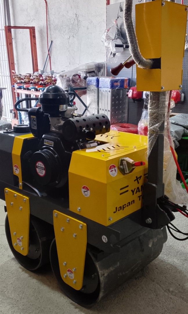 Walk behind (Category: Announcements) located in Manila. Submitted by mightystone_e27faa (Listing ID 1469779660, Image 2). Description: YAMATO WALK BEHIND VIBRATORY MINI PISON DOUBLE DRUM / 600KG DIESEL ENGINE 12HP PRODUCT MODEL: 600 RATED POWER: 12HP WALKING SPEED: 400/min DRIVE WAY: STATIC HYDRAULIC WALK WAY: TWO WAY STEEL WHEEL SIZE: 400 X 600MM VIBRATION FREQUENCY: 70HZ VIBRATION FORCE: 20KN CLIMBING ABILITY: 30% ENGINE SPECS MODEL: CF186F NE