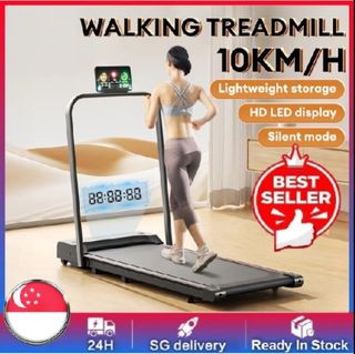 Compact Under Desk Walking Treadmill, Sports Equipment, Exercise ...