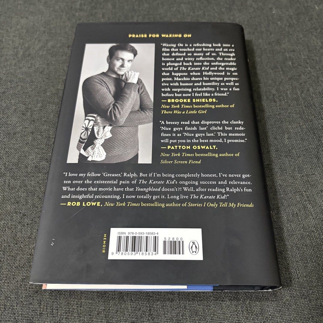 Waxing On by Ralph Macchio (Category: Storybooks) located in Imus. Submitted by declutter201 (Listing ID 1469926149, Image 2). Description: Price: P250 Prio payo Location: Imus, Cavite MOP: BDO, Gcash, Maya, GoTyme MOD: GGX, J&T, SDD RFS: Decluttering You can message me for more details.